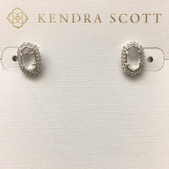 Kendra Scott Silver Cade Earrings - Picture 4 of 6